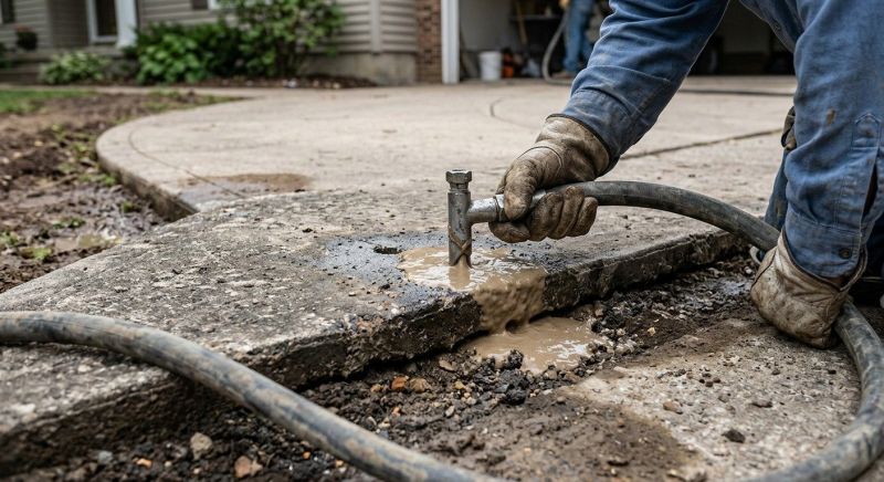 Concrete Floor Lifting in West Des Moines, IA