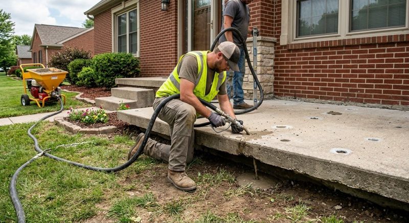 Sunken Sidewalk Repair in Corpus Christi, TX