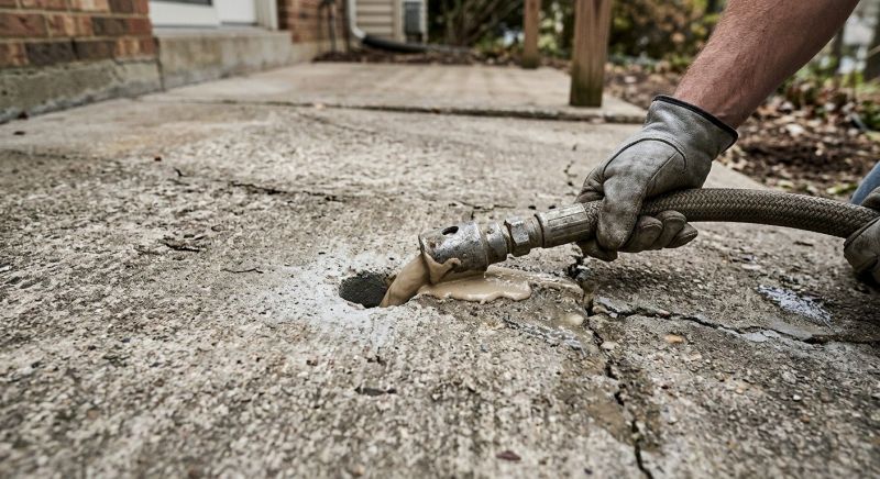 Sunken Slab Repair in West Des Moines, IA